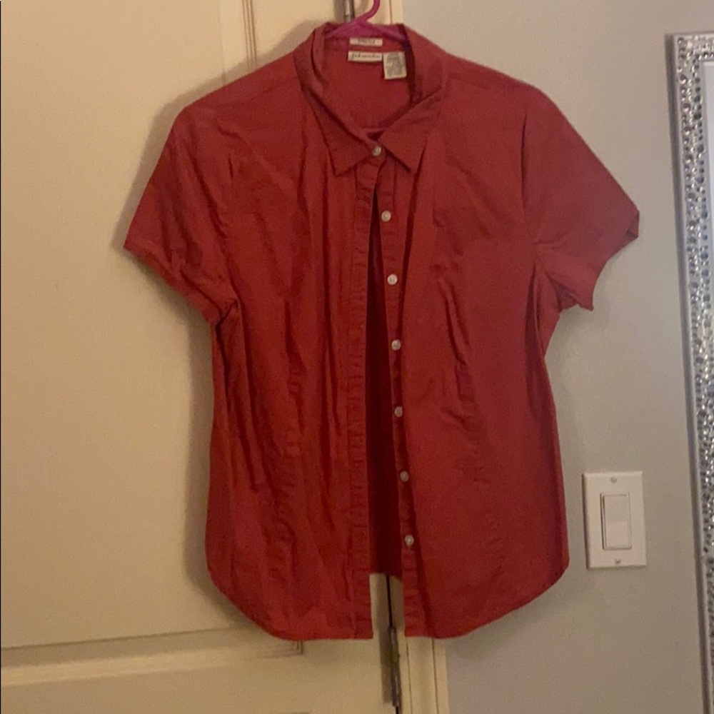 Vintage button up top